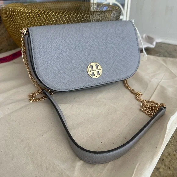 New Tory Burch CHELSEA PEBBLED CROSSBODY BAG - Picture 1 of 8
